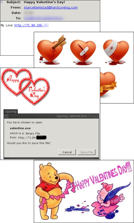 valentine spam 2008