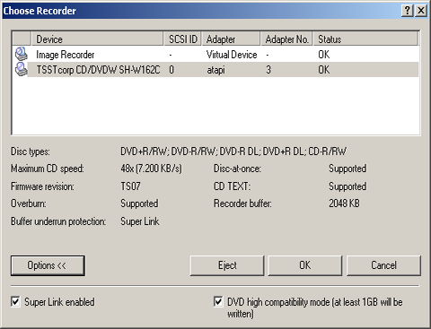 tsst corp sh-w162c driver