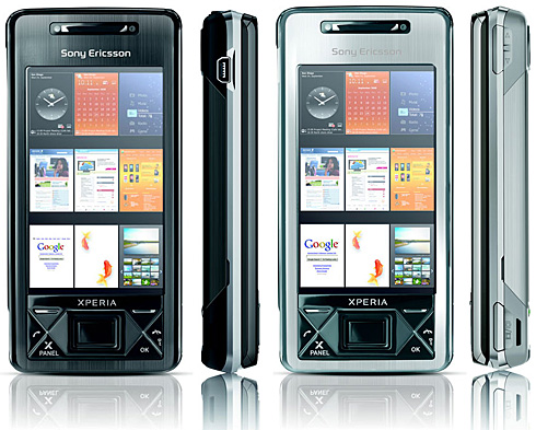 sony ericsson xperia x1 silver. XPERIA X1, Sony Ericsson