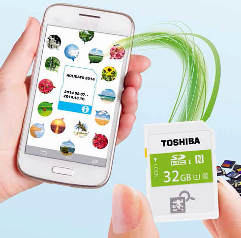 Toshiba 16GB NFC SDHC UHS-I Card - Printer Friendly version