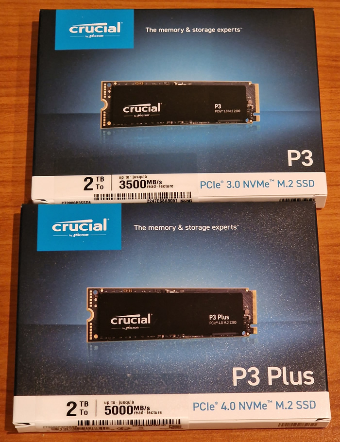 Crucial P3 & P3 Plus 2TB NVME SSD   CdrInfo.com