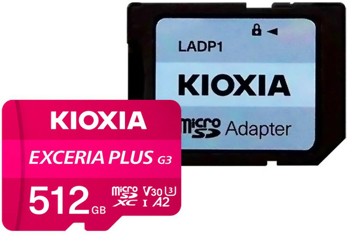 Kioxia Exceria Plus G3 512GB microSD | CdrInfo.com