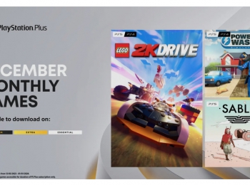 PlayStation Plus Monthly Games for December: Lego 2K Drive, Powerwash Simulator, Sable