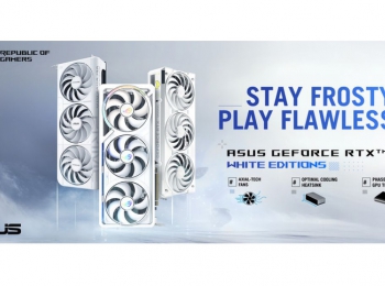 ASUS Unveils White GeForce RTX 50 Series Graphics Cards