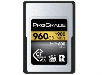 Prograde Digital Announces Higher Capacity CFexpress 2.0 Type A 960GB Gold Memory Card