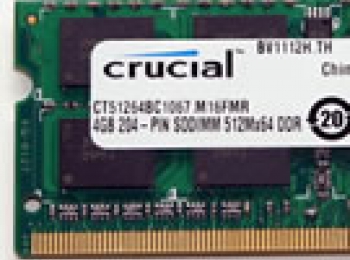 Crucial 4GB DDR3 SO-DIMM Memory kit