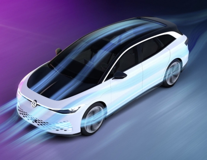 Volkswagen Showcases New ID. SPACE VIZZION Concept 