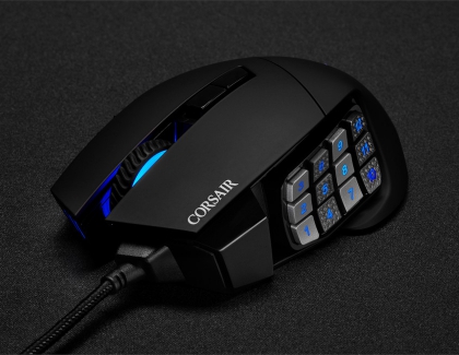 CORSAIR Releases SCIMITAR RGB ELITE MOBA/MMO Gaming Mouse and MM500 3XL Mouse Pad