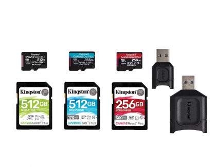 Kingston Refreshes its ‘Canvas’ Card Series and ‘MobileLite Plus’ Readers