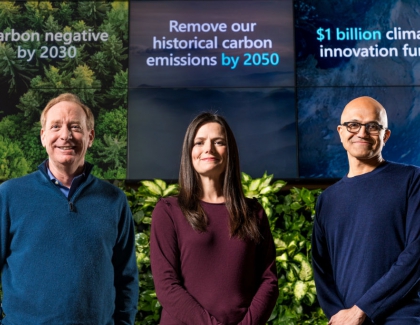 Microsoft Aims at Becoming  Carbon Negative by 2030