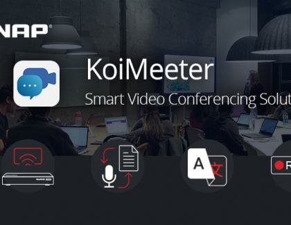 QNAP's KoiMeeter Smart Video Conferencing Solution Features Wireless Presentation, Real-time Transcription and Translation