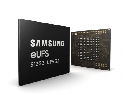 Samsung Begins Mass Production of Speedy 512GB eUFS 3.1 for  Smartphones