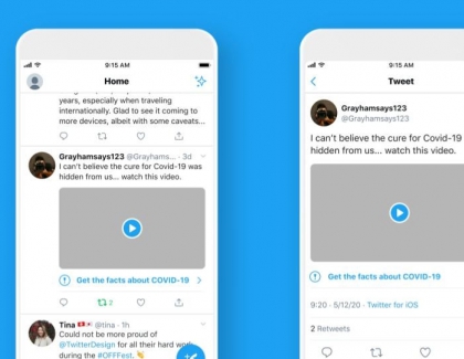 Twitter Launches Labels to Warn On Misleading COVID-19 Information