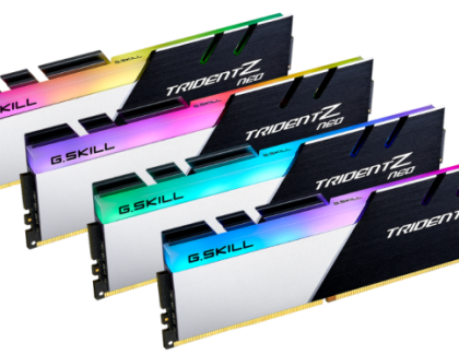 G.SKILL Updates Trident Z Neo DDR4 Specs Up To DDR4-4000 CL16 16GBx2 for AMD Ryzen 5000 CPUs