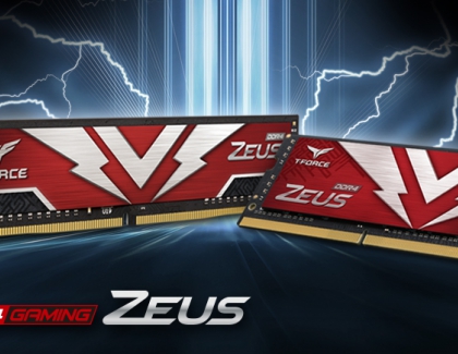 TEAMGROUP Launches Two ZEUS Series Gaming Memory Modules Evoke the Power of the Thunder God Strike Like Lightning in the Battlefield