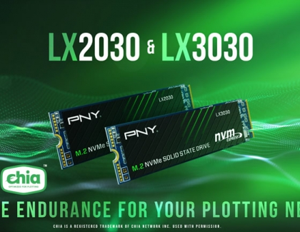 PNY LX2030 and LX3030 M.2 NVMe Gen3 x4 Solid State Drives More Endurance for Your Chia® Plotting Needs