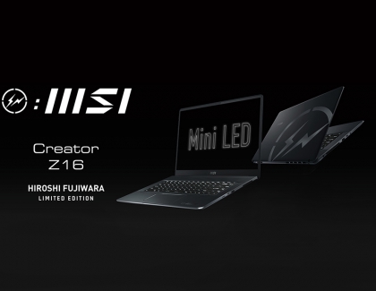 MSI Creator Z16 Hiroshi Fujiwara Limited Edition