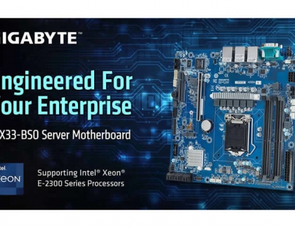 Intel Announces Xeon E-2300 Series and GIGABYTE introduces new motherboards