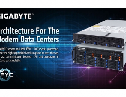 GIGABYTE Launches 1st Wave of Servers for AMD EPYC 7003 Series Processors