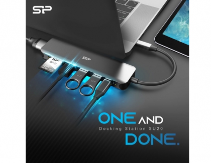 Silicon power announces One And Done With A 7-In-1 Docking Station