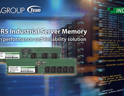 TEAMGROUP Announces DDR5 Industrial Server Memory, Promoting Diversified Solutions for Next-Generation Servers