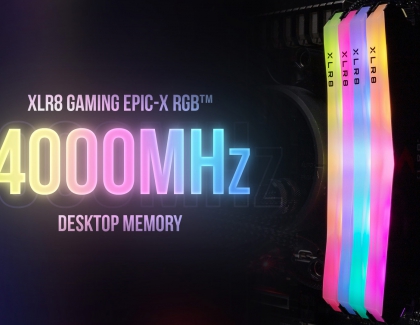 PNY Announces XLR8 Gaming EPIC-X RGB DDR4 4000MHz Desktop Memory