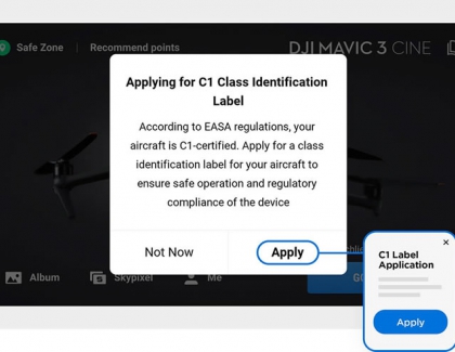 DJI Issues World’s First C1 Drone Certificate