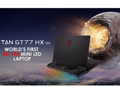 MSI Titan GT77 Will Be The World’s First Laptop Featuring 4K/144Hz Mini LED Display