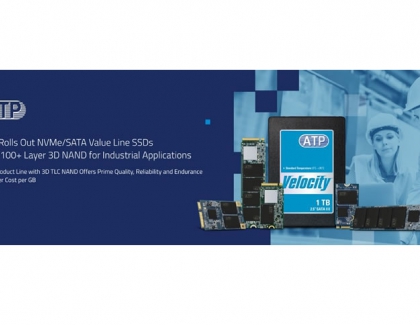 ATP Rolls Out NVMe/SATA Value Line SSDs with 100+ Layer 3D NAND for Industrial Applications