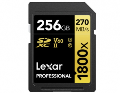 Lexar Launches New Professional SDXC Memory Card Reaching 270MB/s