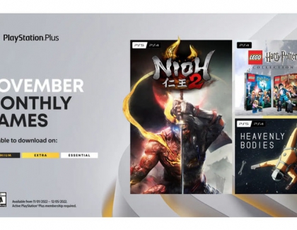 PlayStation Plus Monthly Games for November: Nioh 2, Lego Harry Potter Collection, Heavenly Bodies 