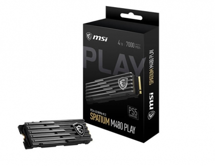 MSI launches PlayStation®5 compatible SSD – SPATIUM M480 PLAY
