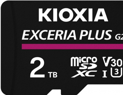 KIOXIA Releases 2TB microSDXC Memory Card