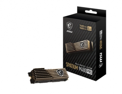 MSI Launches SPATIUM M480 PRO SSD Series