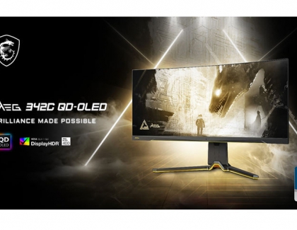 MSI announces MEG 342C QD-OLED Gaming monitor