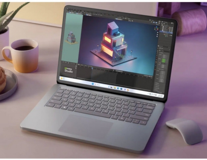 NVIDIA Studio Lineup Adds RTX-Powered Microsoft Surface Laptop Studio 2