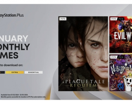 PlayStation Plus Monthly Games for January: A Plague Tale: Requiem, Evil West, Nobody Saves the World