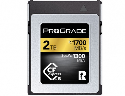 Prograde Digital Announces Higher Capacity 3rd Generation CFexpress Type B 2TB Memory Card