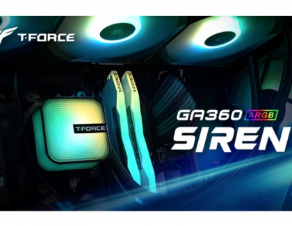 TEAMGROUP and ASETEK Designworks Launches the T-FORCE SIREN GA360 ARGB All-in-One Liquid Cooler, Next-Level Cooling Enhanced with Artificial Intelligence