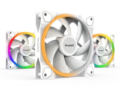 be quiet! Light Wings White: New color option for award-winning ARGB fans