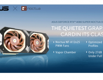 ASUS Unveils GeForce RTX 4080 SUPER Noctua OC Edition Graphics Card