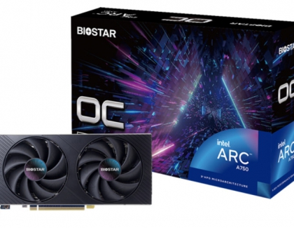 BIOSTAR INTRODUCES THE BRAND-NEW INTEL ARC A750 OC GRAPHICS CARD