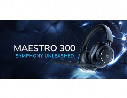 MSI Starts A New Chapter with the MAESTRO 300 Gaming Headset
