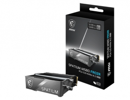 MSI introduces SPATIUM M580 FROZR PCIe Gen 5 SSD