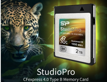 Silicon Power’s New StudioPro CFexpress 4.0 Type-B Memory Card Pushes Storage Limits for Professional Creators