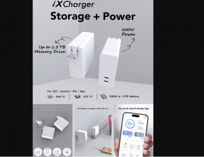 Vinpower to introduce a 100W up to 1.5TB iXCharger at CES 2024