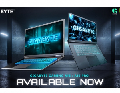 GIGABYTE Announces Availability of GAMING A16 PRO and GAMING A18 Laptops