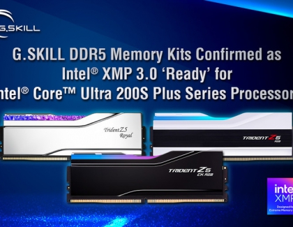G.SKILL DDR5 Memory Kits Confirmed as Intel XMP 3.0 'Ready' for Intel Core Ultra 200S Plus Series Processors