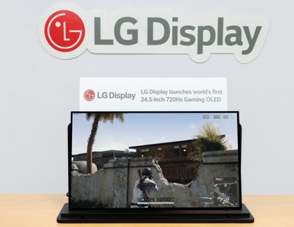 LG Display launches 24.5-inch 720Hz Gaming OLED Panel