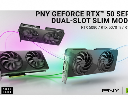 PNY Announces New Dual-Slot Slim Models for GeForce RTX 50 Series